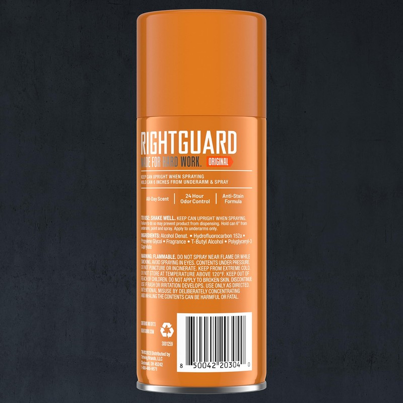 Right Guard Sport Original Scent Deodorant Spray - Aluminum Free