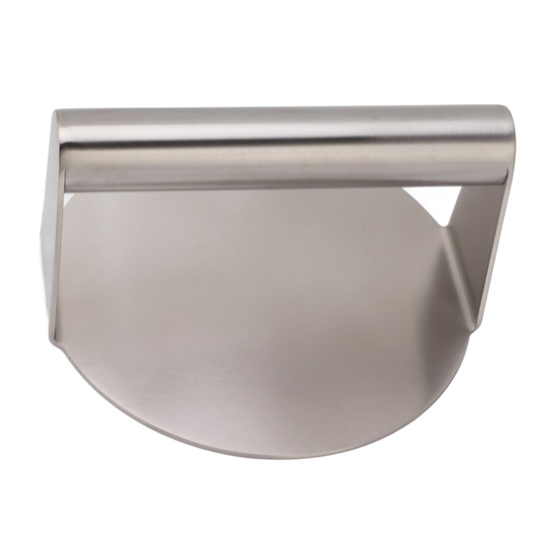 Stainless Steel Burger Press Professional Manual Adjustable Prevents Stick Grill