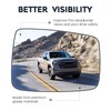 Passenger Right Side View Heated Mirror Glass with Backing Plate