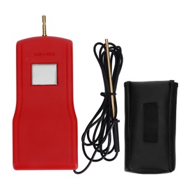 15KV LCD Electric Fence Voltage Tester Portable Electric Fence Digital Voltmeter for Farm Garden MLD‑004BR Red Red