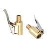 Tire Air Chuck with Clip Adapter, Brass Locking Tire Inflator