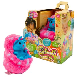 Giochi Preziosi Curlimals Bugs-Light The Ladybird has a soft colourful fur and is 17 cm high with over 45 sounds and reactions, for children aged 3 and up