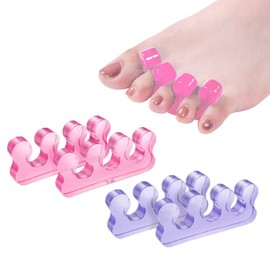ZaxSota Toe Spreader for Nail Polish Application Toe Separators for Nail Polish Soft Gel Pedicure Kit.