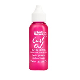 Umberto Giannini Curl Oil Bond Repair - Defrizz and Repair Hair Oil for Waves, Curls and Coils, Vegan and Cruelty Free, 50 ml