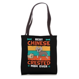 Chinese Crested Dog Owner Fur Parent Breeder Mother's Day Tote Bag