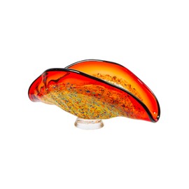 Dale Tiffany AV13100 Art Glass Vase from Indiana Collection in Multi Finish, 7.00 inches, Multicolor