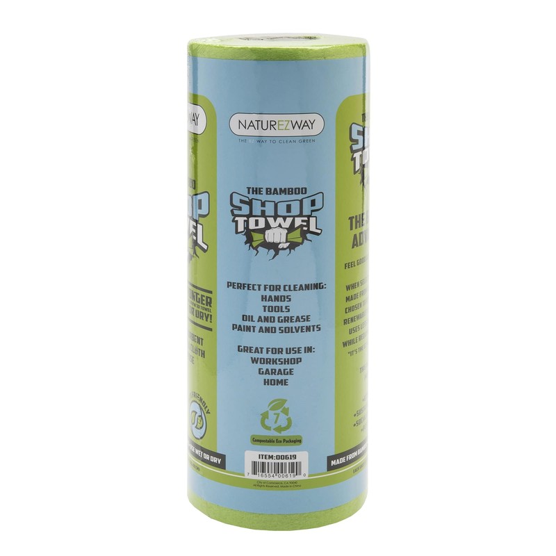 Naturezway (1 ROLL) Premium Strong Absorbent Shop Towels (35/70 Count