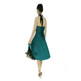 Shimaly Women's 50s Vintage Rockabilly Petticoat 26" Length Net Underskirt (S-M,Black)