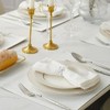 Napkin Rings,12 PCS Silver Napkin Rings Set,Table Decoration Napkins Rings,Table