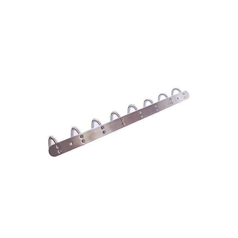 Coat Hook Rack with 8 Round Hooks - Premium Modern