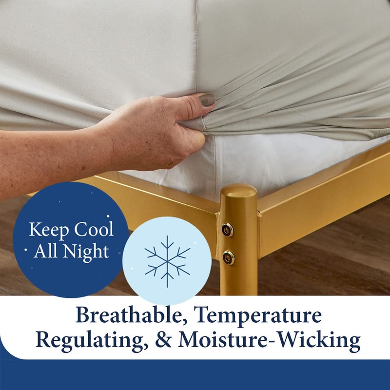 Cosy House Collection Luxury Bamboo Sheets - Blend of Rayon