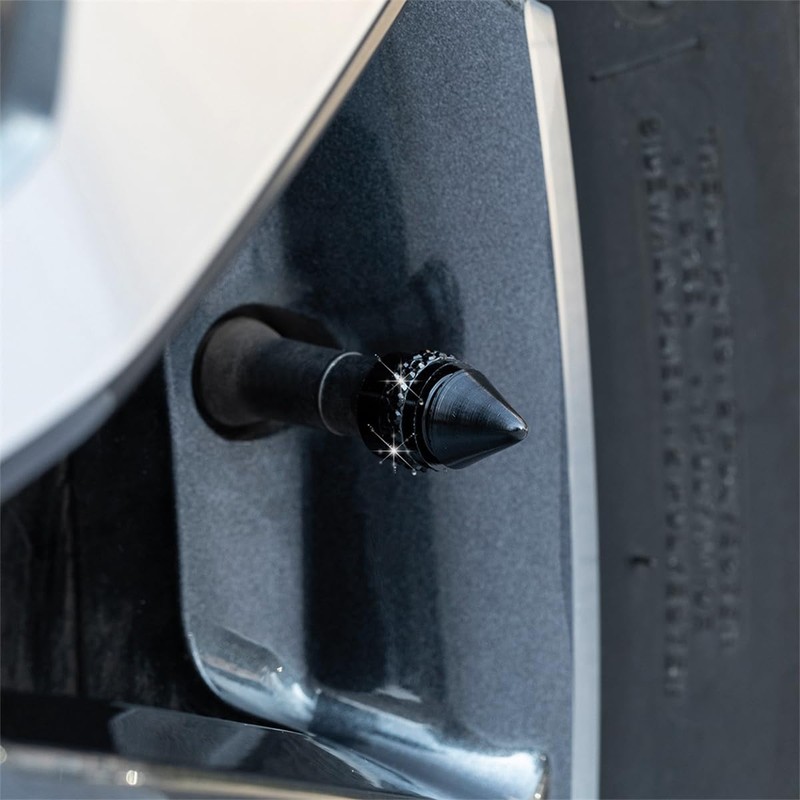 Osilly 4PCS Car Tire Valve Caps, Automotive Aluminum Alloy Dustproof