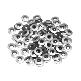 sourcing map 75Pcs Neoprene Rubber Sealing Washers M5.5x12mm 304 Stainless Steel EPDM Bonded Sealing Washer Waterproof Gaskets for Screws Bolts