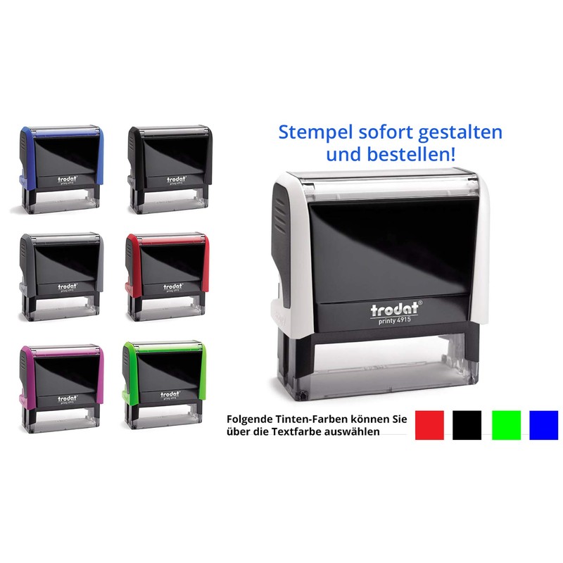 Trodat Printy 4915 Stamp (70 x 25 mm) for 5
