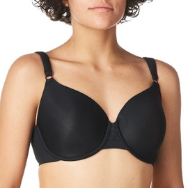 Olga Women's Tee Contour Bra, Black, 38DD