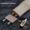20 Pcs Safety Round Handle Wedges, Wood & Metal Wedges