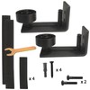 Barn Door Bottom Roller Guide 2 Pack - Adjustable and