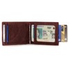 Otto Angelino Top Grain Leather Wallet with Money Clip -