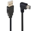 SHANFEILU 90 Degree Mini USB Cable Angle Mini 5pin USB