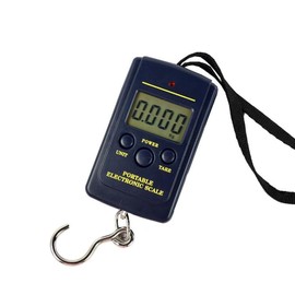 GOODCHI Digital Hanging Scale, Electronic Scale, For Fishing, Luggage, Travel, Hanging Scale, Weight Up To 88.2 lbs (40 kg), High Precision, Lightweight, Portable, Outdoor, Luggage Scale