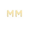 9ct Yellow Gold Letter Stud Earrings | Carissima Gold, Yellow