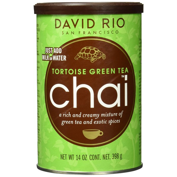 David Rio Chai Mix, Tortoise Green Tea, 14 Ounce