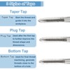 sourcing map 3 Set Metric Hand Tap Set, M5 x