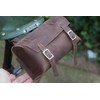 London Craftwork RAW-Waxed Genuine Leather Saddle Bag / Handlebar Bag