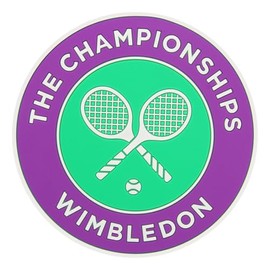 Drink Coasters for Hot and Cold Beverages, Non-Slip Cup Mats, Thickened Design, Tennis Championships Logo Coaster, Tennis Fan Drink Coaster, Purple and Green, 5 PCS