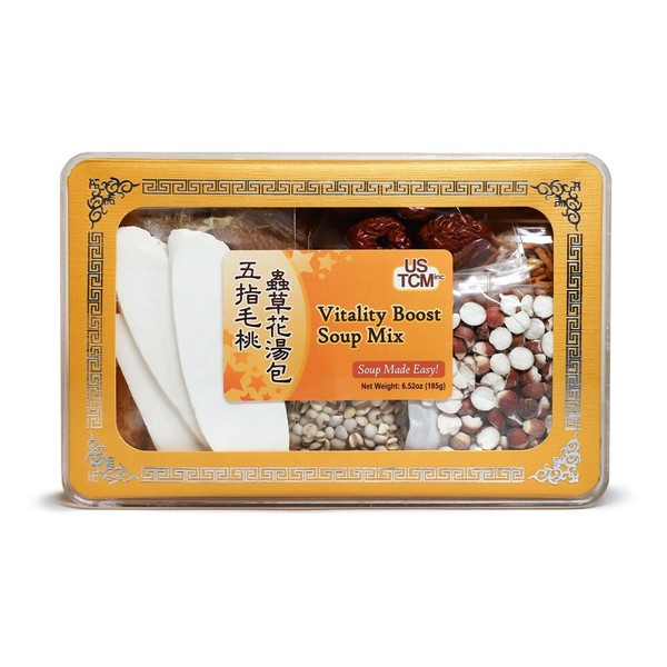 Vitality Boost Soup Mix 五指毛桃蟲草花湯料包 Soup Made Easy! 3-4 Servings