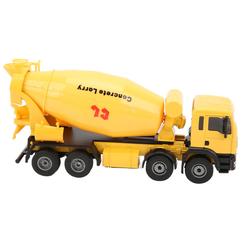 1:50 Concrete Mixer Truck Model Simulation Alloy Engineering Transport Vehicle