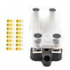 Dual Row Bus Bar Electrical Terminal Junction Box 12V 150A