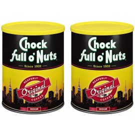 Chock Full O' Nuts 2 pack Chock full o'Nuts Heavenly Ground Coffee, Original Blend, 48 oz FREE ship