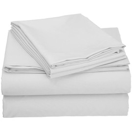 Clara Clark Duvet Cover, 1500 Thread Count,Full/Queen, White