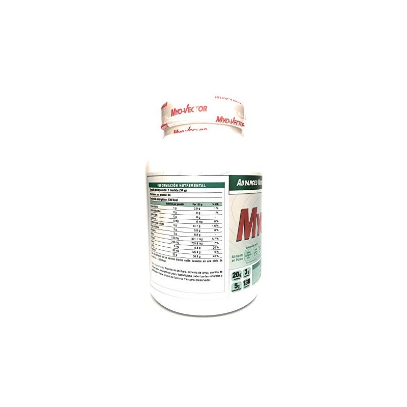 MYO-VECTOR Vegan, Sabor French Vainilla, 3lbs (44 Serv).