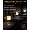 UMEXUS Cordless Table Lamp Set of 2, Rechargeable Battery Operated