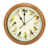 Wall Clock Bird Song Clock Original with 12 Native Songbirds