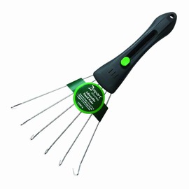Zenport Adjustable Hand Rake 15307A, Green