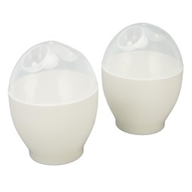 2 Piezas de Cocedor de Huevos para Microondas, Cocedor de Huevos Eléctrico Portátil y Cazador Furtivo para Desayuno en la Cocina, Máquina para Cocinar Huevos Pequeños, Mini Taza