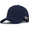 Laquest Large Size, Deep, Embroidered Logo, Cap, Head Circumference, Maximum