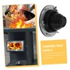 BESPORTBLE Stainless Steel Scald Ring for Tent Grill Chimney Fireproof