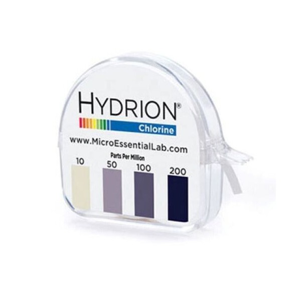 HYDRION Micro Essential Lab CHLORINE TESTER Tape Test Range 10