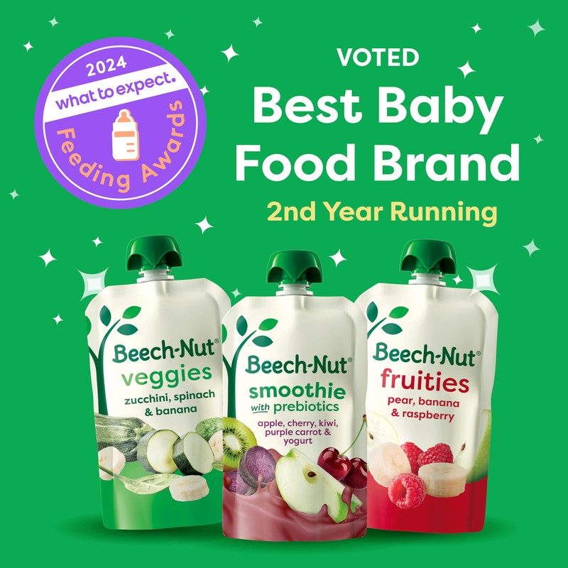 Beech-Nut Baby & Toddler Food Pouches Variety Pack, Protein &