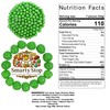 Smarty Stop Fruit Sours Chewy Candy Balls (Light Green Watermelon,