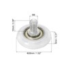 PATIKIL 26mm Drawer Roller 4pcs Drawer Pulley Replacement Wheel Bearing