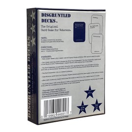 Disgruntled Decks - The Original Military Party Card Game for Veterans - Navy-Themed Deck