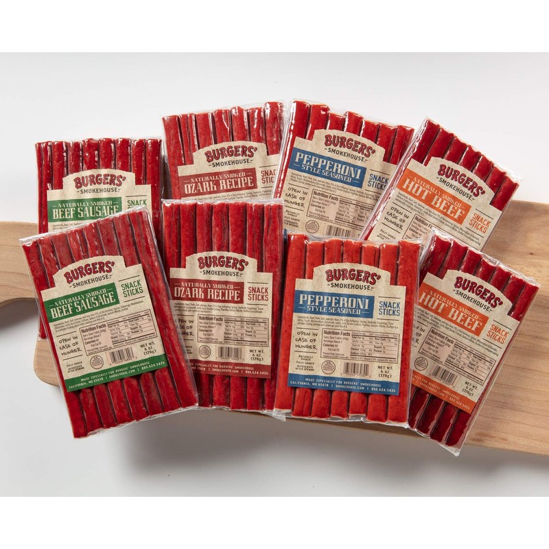 Burgers' Smokehouse Sausage Snack Sticks (Beef)