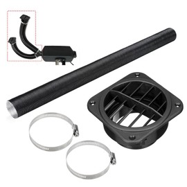 75mm Diesel Heater Duct Pipe Warm Air Vent Outlet Car Air Ducting Hose with Vent & Clips for Webasto Eberspacher
