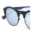 HAWKERS Classic Round Sunglasses for Men and Women, Black ·