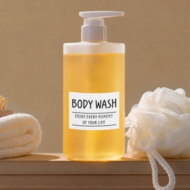 Healvian 12pcs Waterproof Soap Labels Bathroom Labels for Bottles Toiletry Labels Refillable Bottle Labels Hand Soap Shampoo Conditioner Lotion Stickers